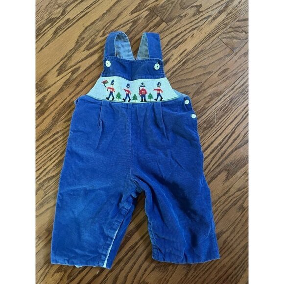 Anavini Nutcracker Overalls Size 12 Months - Picture 1 of 3